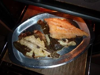 Rezept: Fisch: Scholle gebraten mit Krabbensoße Bild Nr. 7 Fisch: Scholle gebraten mit Krabbensoße - Rezept - Bild Nr. 7