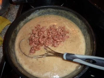 Rezept: Fisch: Scholle gebraten mit Krabbensoße Bild Nr. 10 Fisch: Scholle gebraten mit Krabbensoße - Rezept - Bild Nr. 10