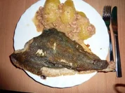 Fisch: Scholle gebraten mit Krabbensoße - Rezept