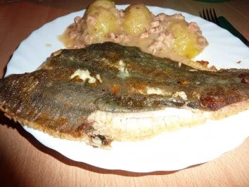 Rezept: Fisch: Scholle gebraten mit Krabbensoße Bild Nr. 11 Fisch: Scholle gebraten mit Krabbensoße - Rezept - Bild Nr. 11