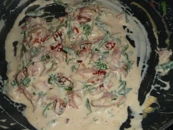 Pasta mit Rucola und Serranoschinken - Rezept - Bild Nr. 2