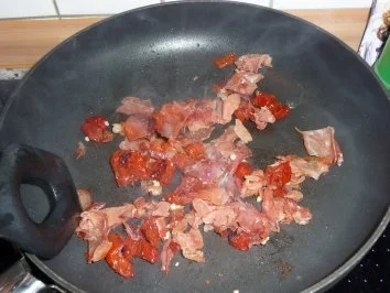 Pasta mit Rucola und Serranoschinken - Rezept - Bild Nr. 5