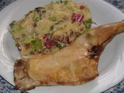 Milchlammschulter im Vakuum gegart mit mediterranen Kartoffelpürree - Rezept