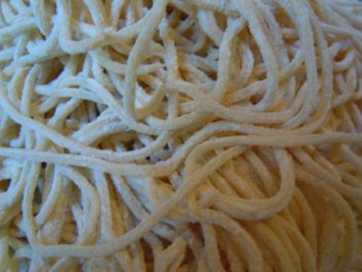 Spaghetti mit Flußkrebsen in scharfer Sauce - Rezept - Bild Nr. 4