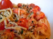 Spaghetti mit Flußkrebsen in scharfer Sauce - Rezept