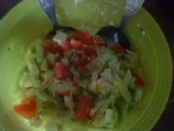 Rezept: Griechischer Salat etwas anders Bild Nr. 7 Griechischer Salat etwas anders - Rezept - Bild Nr. 7