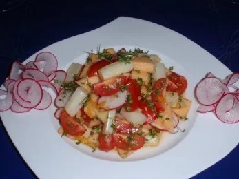 Rezept: *Spargel*-Schlemmersalat mit einer fruchtigen Note Bild Nr. 12 *Spargel*-Schlemmersalat mit einer fruchtigen Note - Rezept - Bild Nr. 12