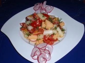 Rezept: *Spargel*-Schlemmersalat mit einer fruchtigen Note Bild Nr. 13 *Spargel*-Schlemmersalat mit einer fruchtigen Note - Rezept - Bild Nr. 13