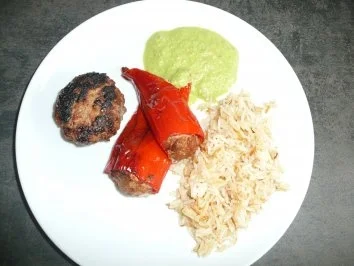 Rezept: Pikante Spitzpaprika mit Bratreis Pikante Spitzpaprika mit Bratreis - Rezept