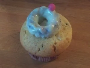 Rezept: Muffins mit Verlobungsring-Topping Muffins mit Verlobungsring-Topping - Rezept