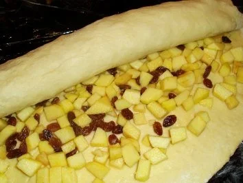 Rezept: Kuchen: Apfelschnecken-Kuchen Bild Nr. 8 Kuchen: Apfelschnecken-Kuchen - Rezept - Bild Nr. 8