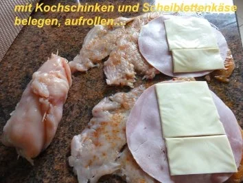Rezept: Geflügel: HÄHNCHEN - ROULADEN Bild Nr. 4 Geflügel: HÄHNCHEN - ROULADEN - Rezept - Bild Nr. 4