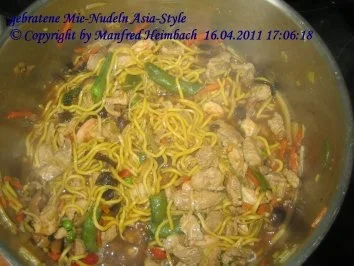 Rezept: Nudeln – Gebratene Mie-Nudeln Asia Style Bild Nr. 2 Nudeln – Gebratene Mie-Nudeln Asia Style - Rezept - Bild Nr. 2