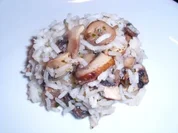 Beilage: Champignonreis mit Kräuterbutter - Rezept