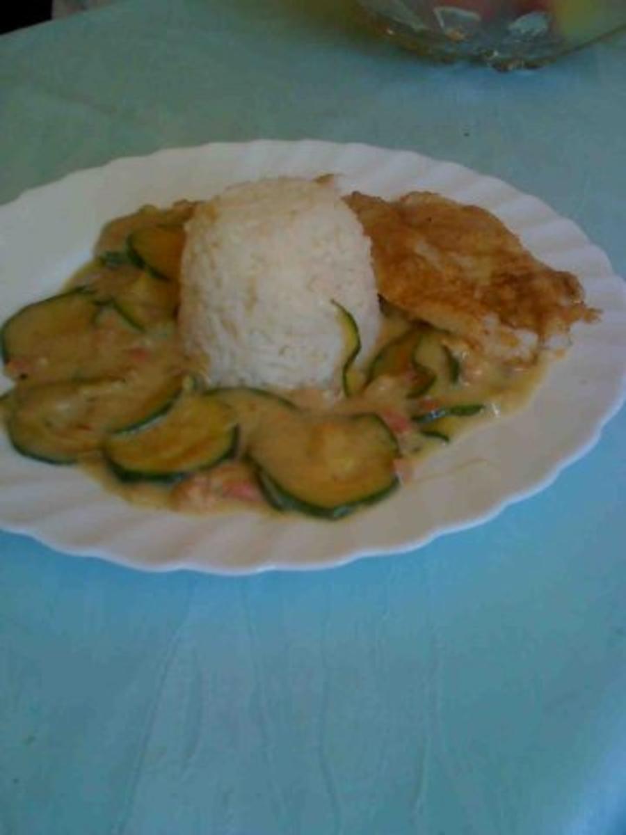 Zucchini  Fisch-Pfanne - Rezept - Bild Nr. 3