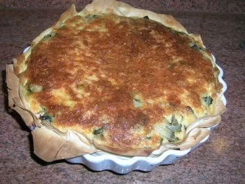 Mangold-Quiche (herzustellen aus Mürbeteig oder aber aus Yufka-Teigblättern) - Rezept - Bild Nr. 2