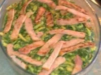 Käsespätzle mit Spinat & Kasseler - Rezept