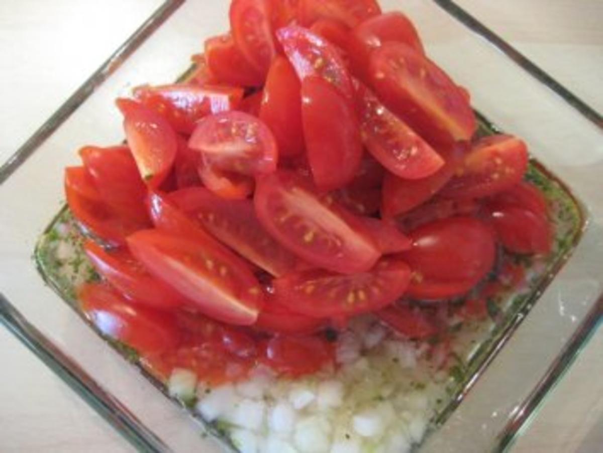 Salat von Coctailtomaten - Rezept - Bild Nr. 3