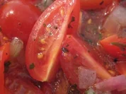 Salat von Coctailtomaten - Rezept