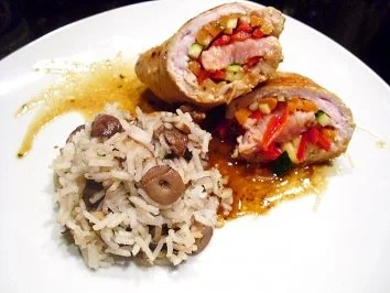 Fleisch: Gefüllte Putenröllchen - Rezept