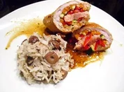 Rezept: Fleisch: Gefüllte Putenröllchen Fleisch: Gefüllte Putenröllchen - Rezept