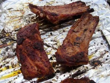 Gegrillte Spare ribs und Vogerlsalat - Rezept - Bild Nr. 2