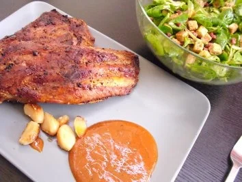 Gegrillte Spare ribs und Vogerlsalat - Rezept