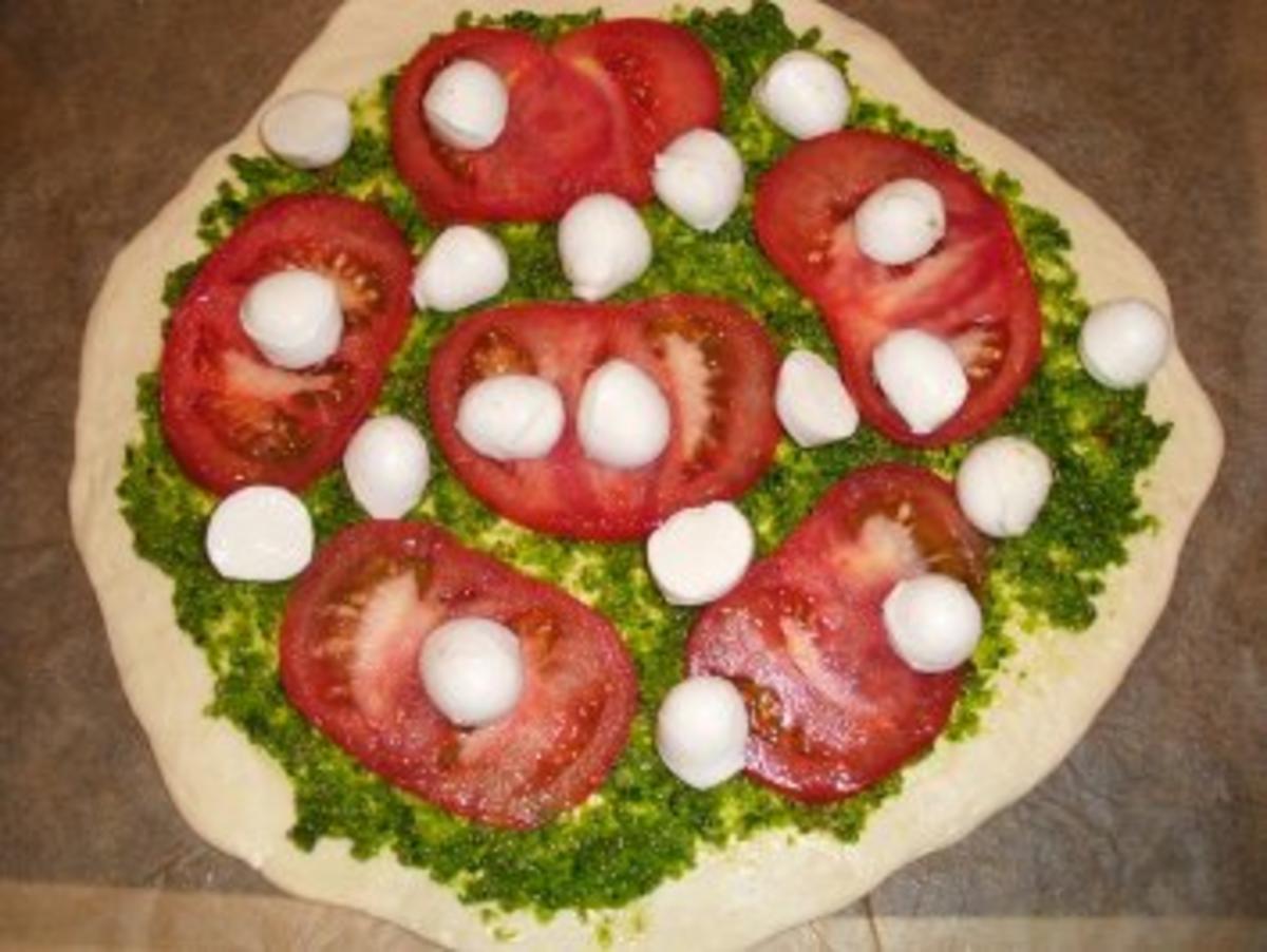 Pizza: Bärlauch-Margarita - Rezept - Bild Nr. 4