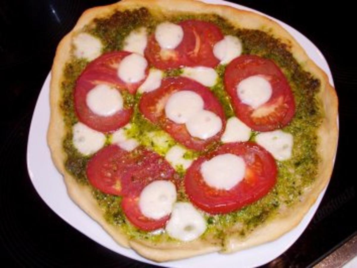 Bilder für Pizza: Bärlauch-Margarita - Rezept