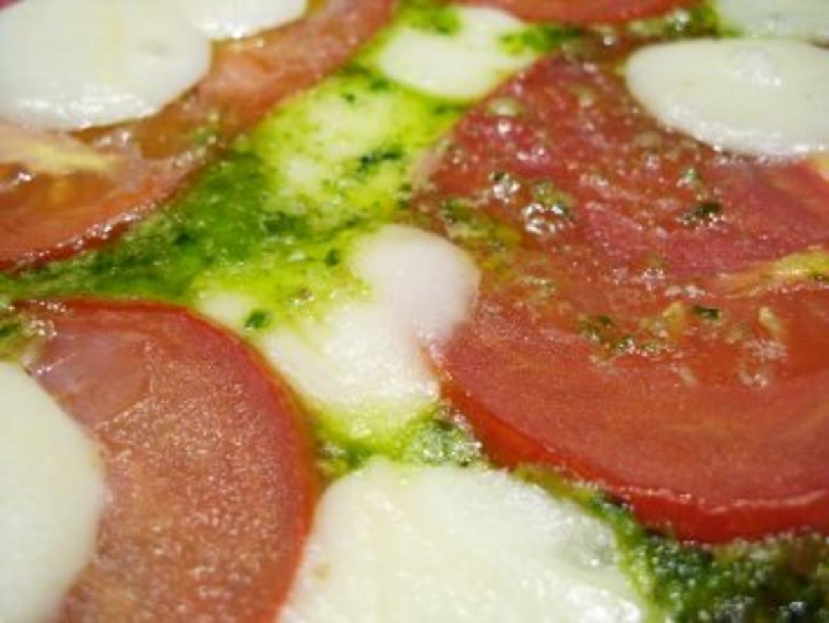 Pizza: Bärlauch-Margarita - Rezept - Bild Nr. 5