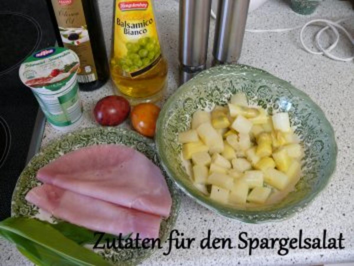 Spargel-Salat (schnelles Abendessen) - Rezept - Bild Nr. 2