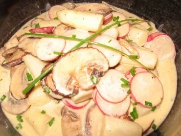 Spargel-Champignonsalat - Rezept