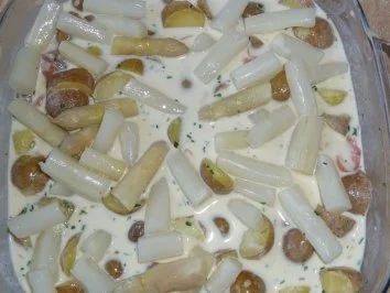 Rezept: Spargelauflauf herzhaft Bild Nr. 4 Spargelauflauf herzhaft - Rezept - Bild Nr. 4