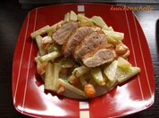 Kohlrabi-Möhren-Rahm-Gemüse mit Entenbrust - Rezept