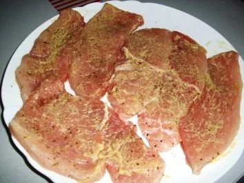 Rezept: Senfschnitzel in Käsekruste Bild Nr. 2 Senfschnitzel in Käsekruste - Rezept - Bild Nr. 2