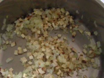 Sahnesauce mit Erbsen und Tofu - Rezept - Bild Nr. 2