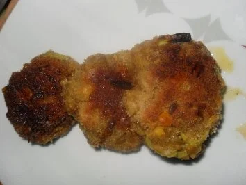 Rezept: Grünkernbratlinge mit Mais und Lauch Bild Nr. 2 Grünkernbratlinge mit Mais und Lauch - Rezept - Bild Nr. 2