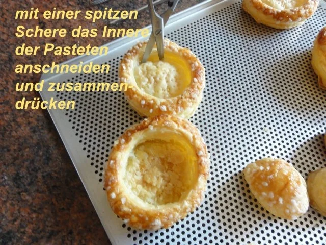 Blätterteig:  ERDBEER - SAHNE - PASTETEN - Rezept - Bild Nr. 7