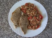 Filet an Bohnengemüse - Rezept