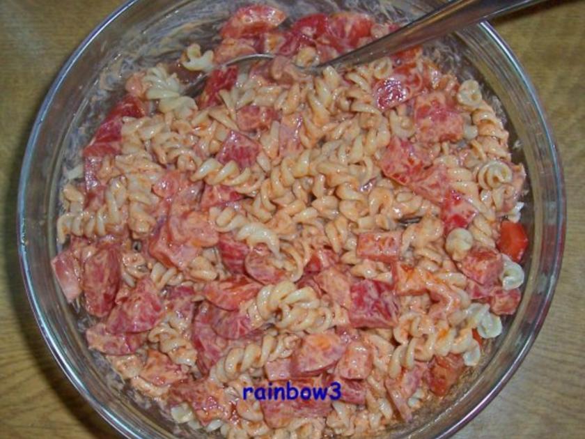 Salat: Roter Nudelsalat - schnell &amp; einfach - von rainbow3