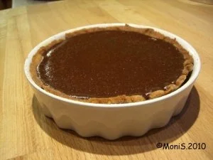 Schoko - Tarte mit Mandeln und Kardamom - Rezept