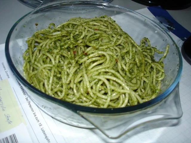 Spagetti mit Thai Pesto - Rezept