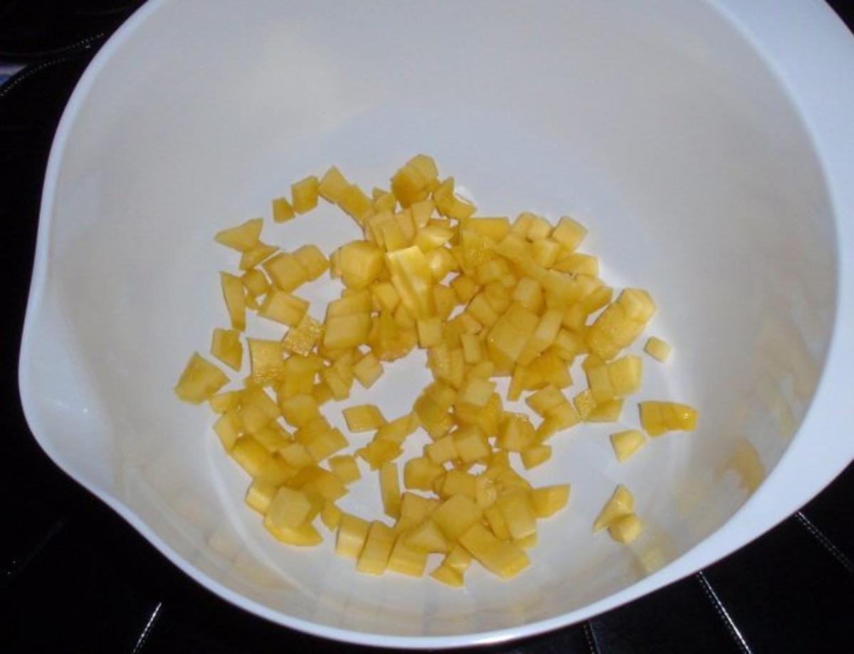 Steinbeißerfilet auf Mangosalat mit Cashewkernen - Rezept - Bild Nr. 4