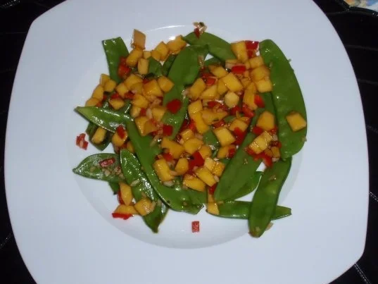 Steinbeißerfilet auf Mangosalat mit Cashewkernen - Rezept - Bild Nr. 13