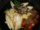 Gulasch mit Paprika und  Bohnen-Duo..., - Rezept