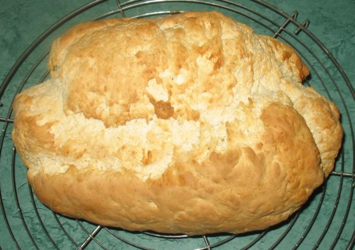 Brot - Weißbrot – schnell und frei gebacken - Rezept