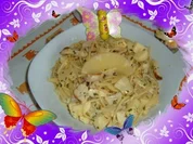 Geflügel : Spaghetti- Hähnchen - Pfanne - Rezept