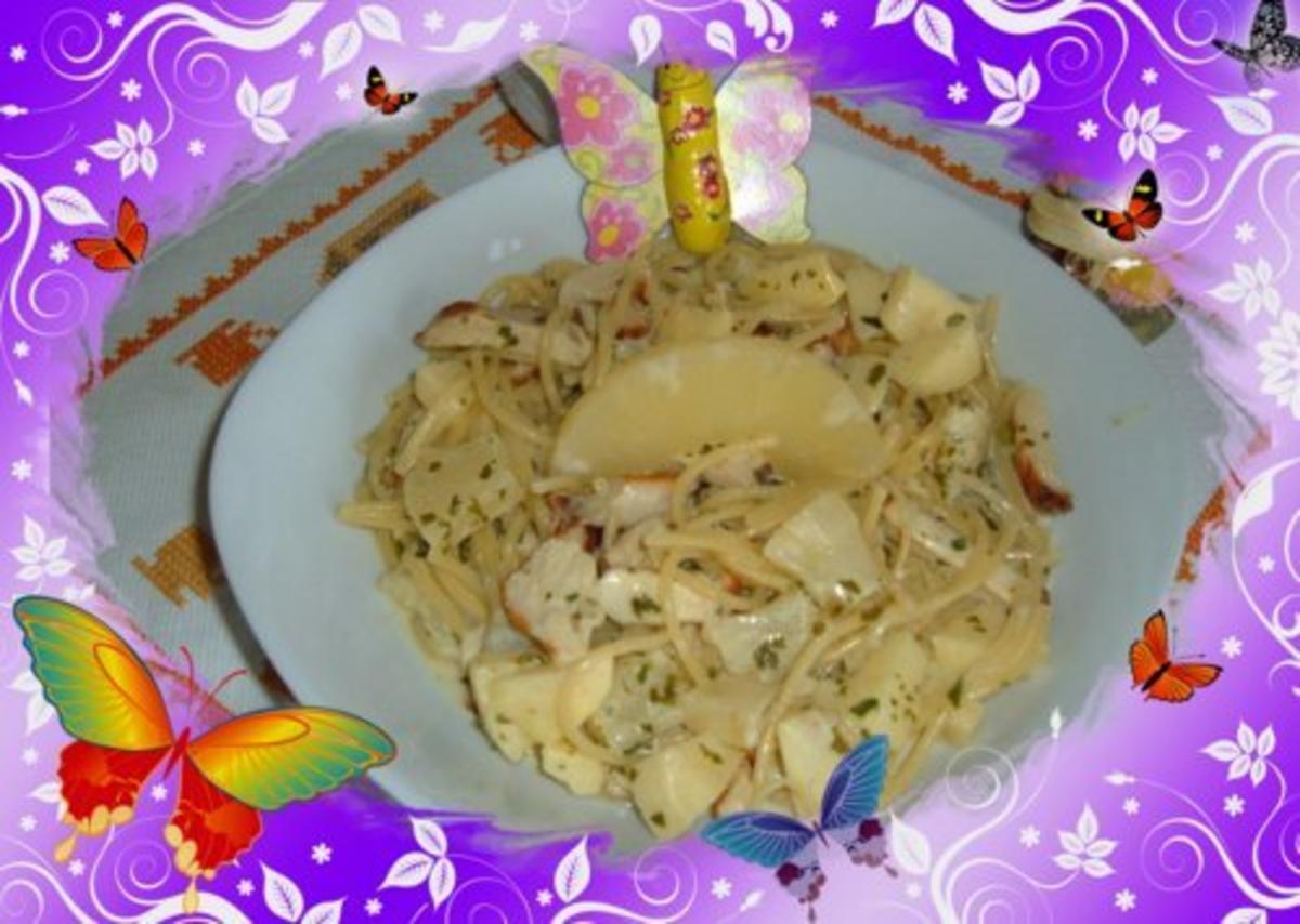 Bilder für Geflügel : Spaghetti- Hähnchen - Pfanne - Rezept