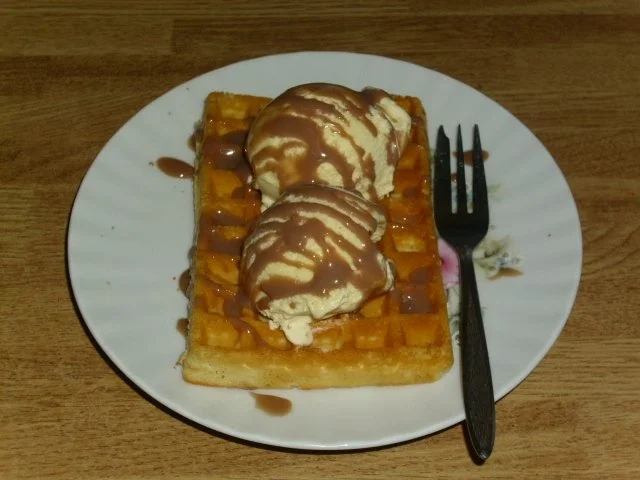 Schnelle Eiswaffeln - Rezept