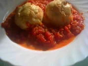 Zwiebelmett versteckt in Kartoffelbuchteln - Rezept